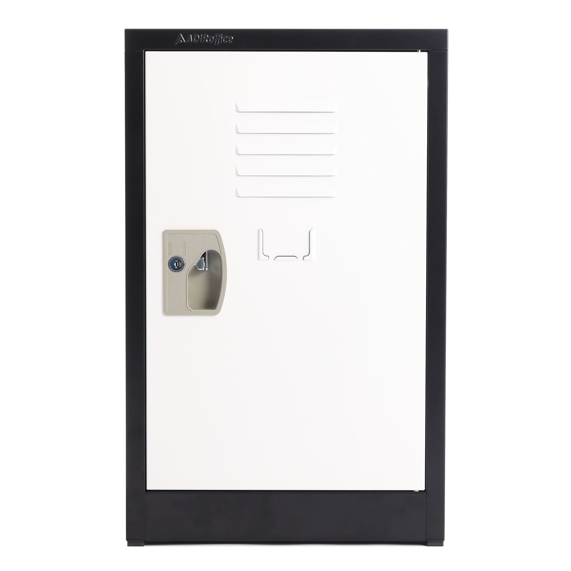 Alpine, 24ft.' Locker for Kids – Black, Height 24 in, Width 15 in, Color Black, Model# ADI629-02-B-W